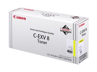 Toonerkassett Canon C-EXV8, kollane, (25000 lk)