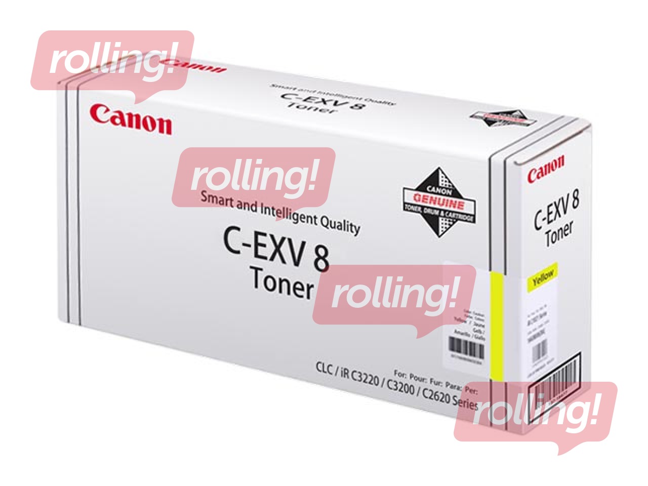 Toonerkassett Canon C-EXV8, kollane, (25000 lk)