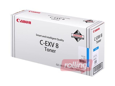 Toner cartridge Canon C-EXV8, cyan, (25000 pgs)