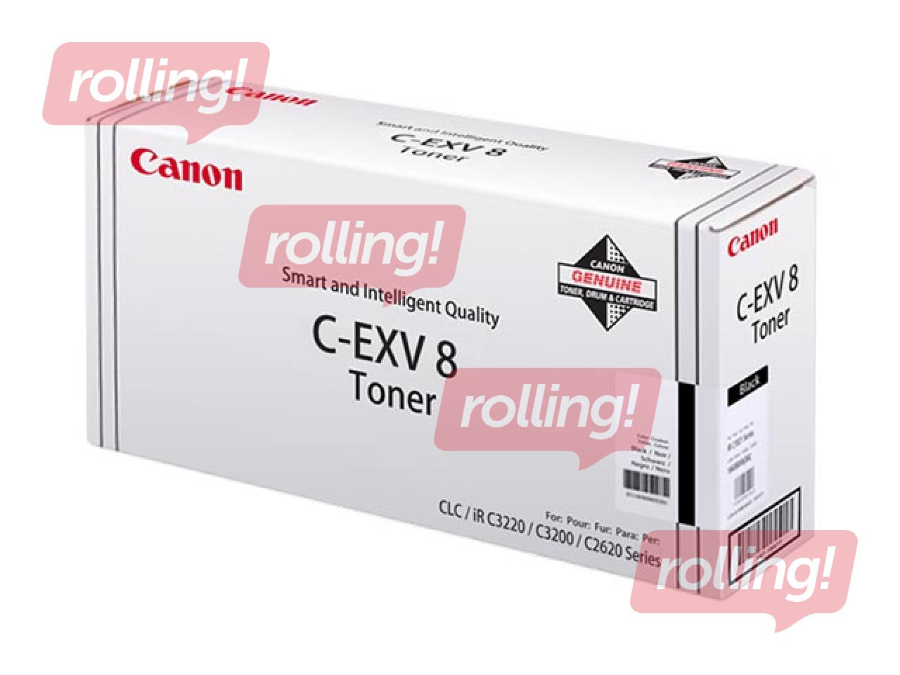 Toonerkassett Canon C-EXV8, must, (25000 lk)