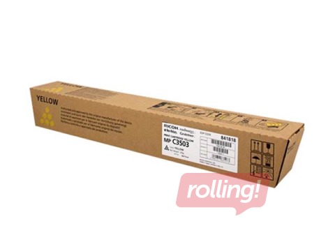 Tooneri pudel Ricoh Aficio MP C3003, MP C3503, kollane, (18000 lk)