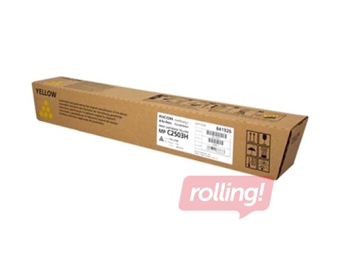 Toonerkassett Ricoh MPC2003SP, MPC2503SP, Aficio 2003, kollane (9500 lk)