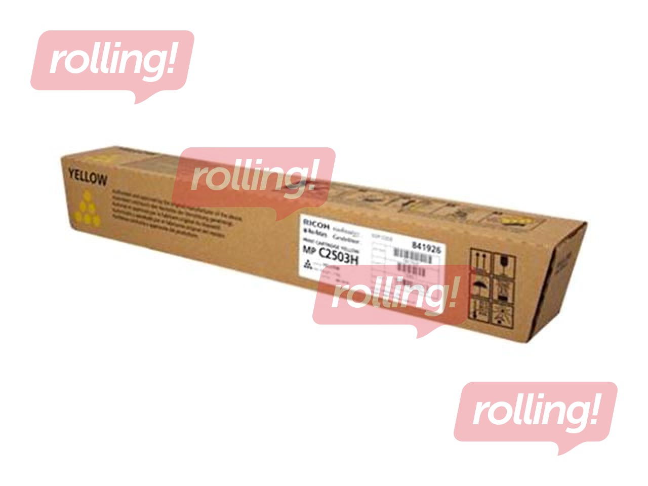 Toonerkassett Ricoh MPC2003SP, MPC2503SP, Aficio 2003, kollane (9500 lk)