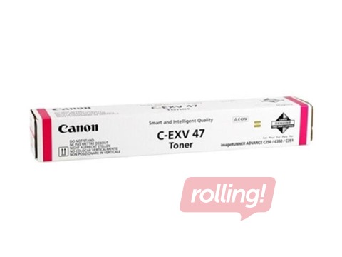 Tonera tūba Canon C-EXV47, fuksīna sarkana (21500 lpp.)