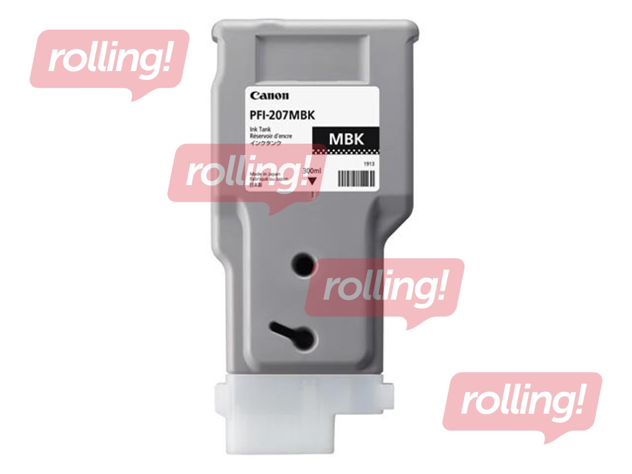 Canon PFI-207MBK , matte black ink tank for imagePROGRAF iPF680, iPF685, iPF780, iPF785, 300 ml