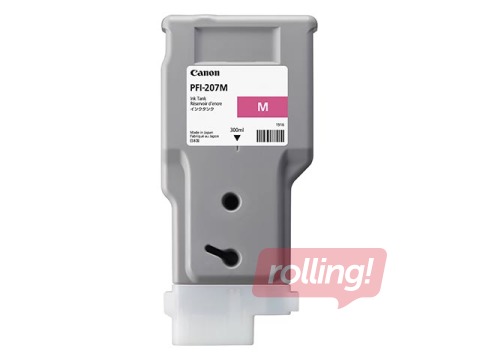 Canon PFI-207M, magenta ink tank for imagePROGRAF iPF680, iPF685, iPF780, iPF785, 300 ml