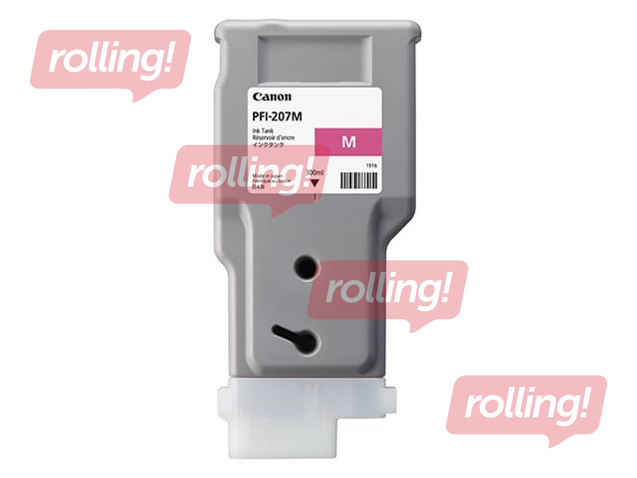 Canon PFI-207M, magenta ink tank for imagePROGRAF iPF680, iPF685, iPF780, iPF785, 300 ml