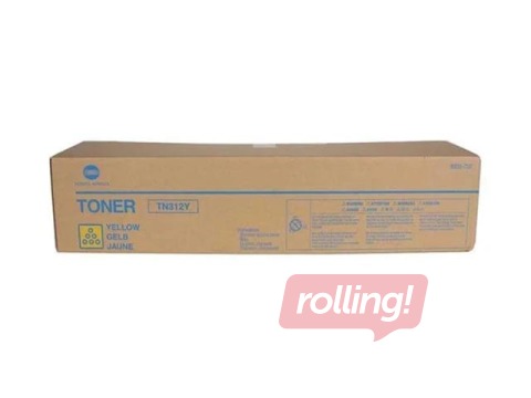 Tooner Konica Minolta TN-312, kollane, (12000 lk)