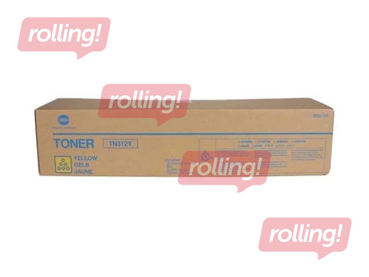Tooner Konica Minolta TN-312, kollane, (12000 lk)