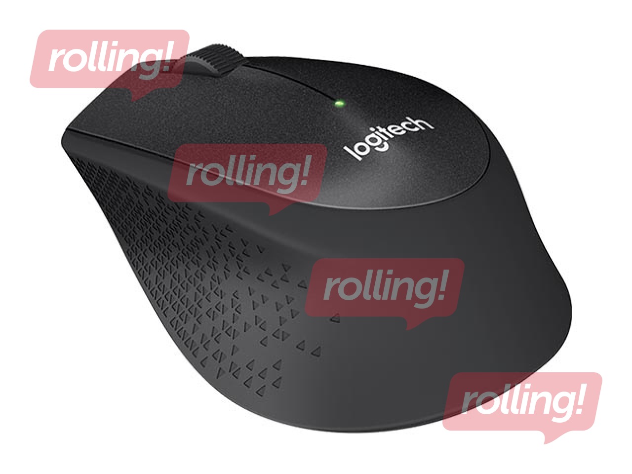 Bezvadu datorpele Logitech M330 Silent Plus, Melna