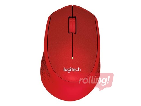 Logitech M330 SILENT PLUS wireless mouse, Red