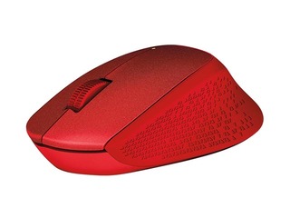 Logitech M330 SILENT PLUS wireless mouse, Red