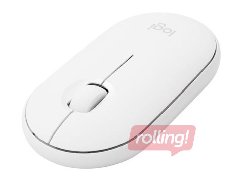 EOL Bezvadu datorpele Logitech Pebble M350, Balta