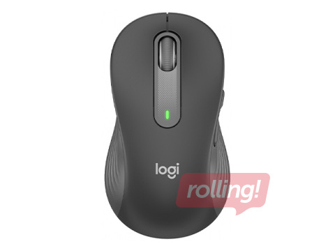 Беспроводная компьютерная мышь Logitech Signature M650 L, для левшей, серая