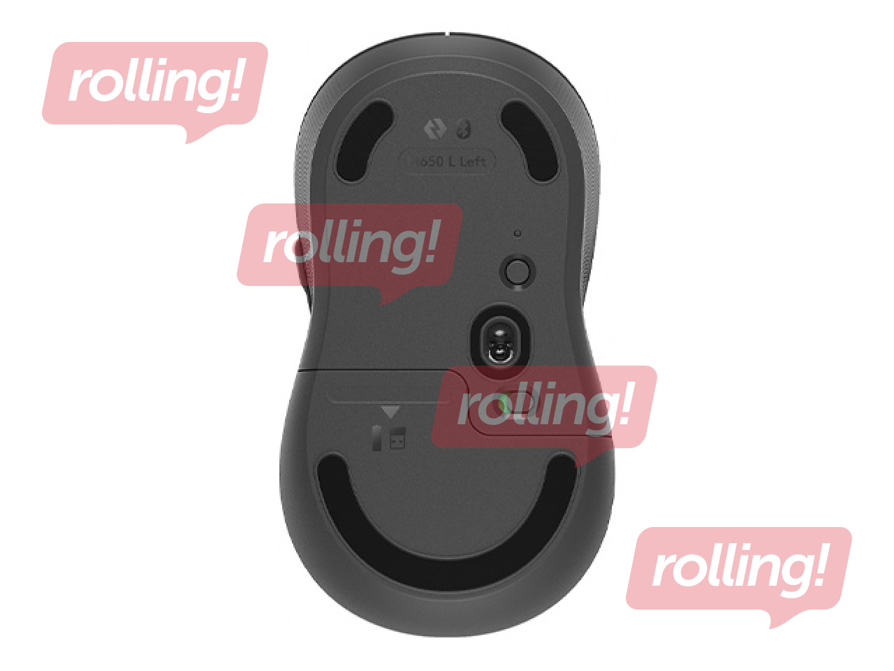 Logitech Signature M650 L juhtmeta arvutihiir, vasakukäelistele kasutajatele, hall