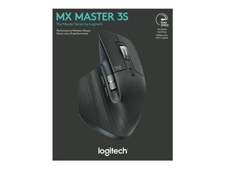 Logitech MX Master 3S wireless mouse, Bluetooth, Graphite