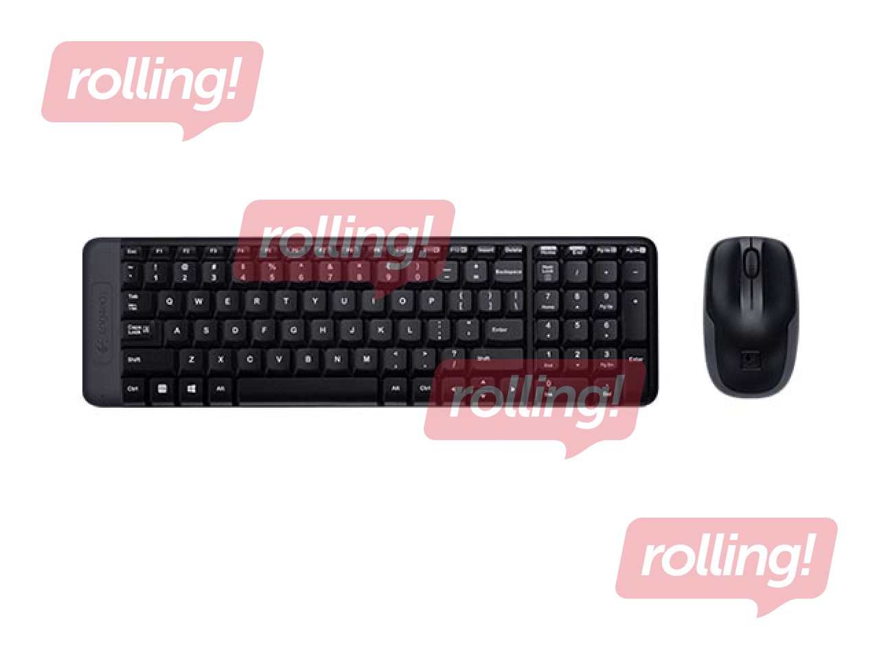 LOGITECH juhtmeta klaviatuur ja hiir MK220 ENG