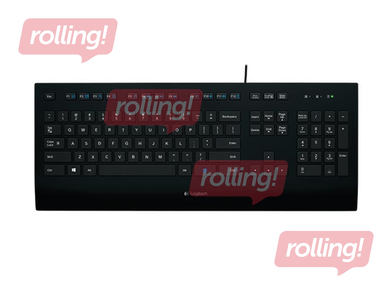 Klaviatūra Logitech Comfort K280e ENG