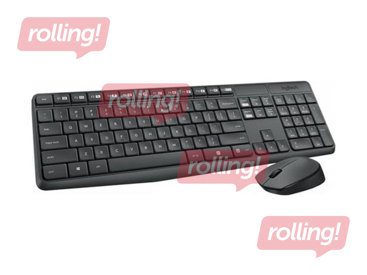 Juhtmevaba klaviatuurikomplekt Logitech MK235, ENG