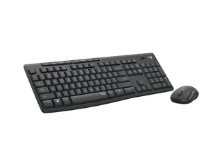 Klaviatuur ja hiir Logitech, MK295, Silent Combo, juhtmevaba, US Int, grafiit