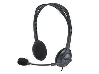 Austiņas ar mikrofonu Logitech H111