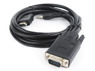 Gembird HDMI isane – VGA isane + 3,5 mm, 3 m