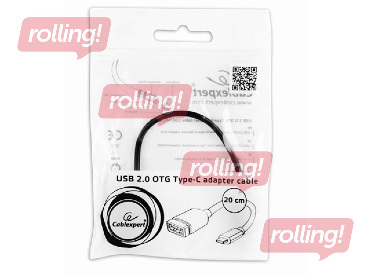 Gembird OTG USB Type C isane – USB  0,2m must