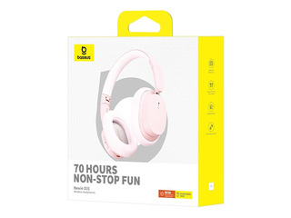 Baseus Bowie D05 Bluetooth 5.2 juhtmeta kõrvaklapid mikrofoniga (roosa-kuldne)