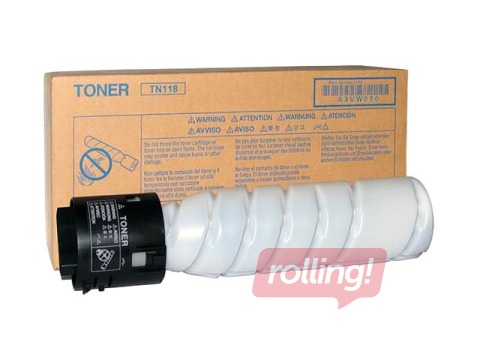 Toner bottle Konica Minolta TN-118, black, (2 x 12000 pgs)