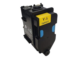 Konica-Minolta Toner TNP-80, Yellow (9000 pgs)