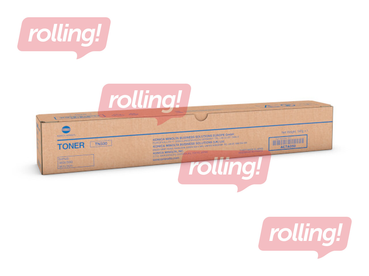 Tooneri Konica Minolta TN330, must, (25000 lk)