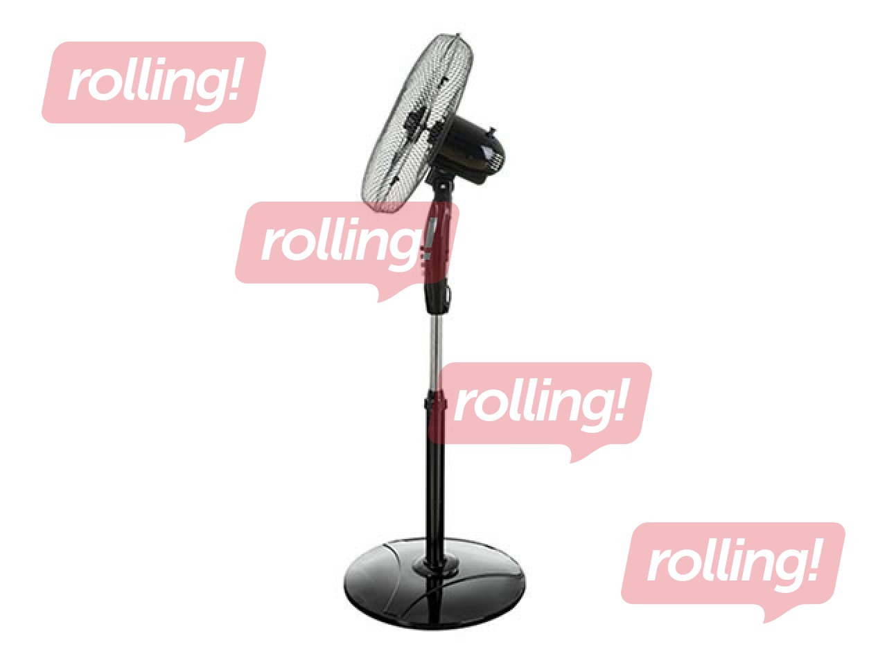 Напольный вентилятор Adler AD 7323b, 40cm, 40Вт, черный