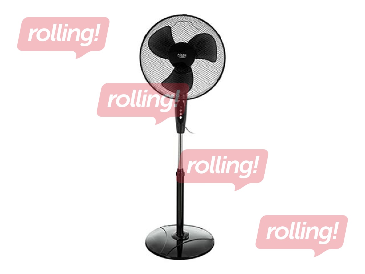 Põrandaventilaator Adler AD 7323b, 40cm, 40W, must