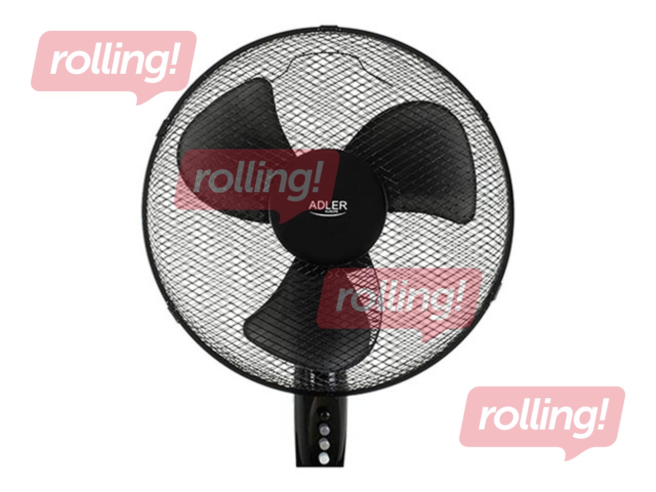 Ventilators grīdas Adler AD 7323b, 40cm, 40W, Melns