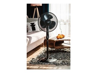 Ventilators grīdas Adler AD 7323b, 40cm, 40W, Melns