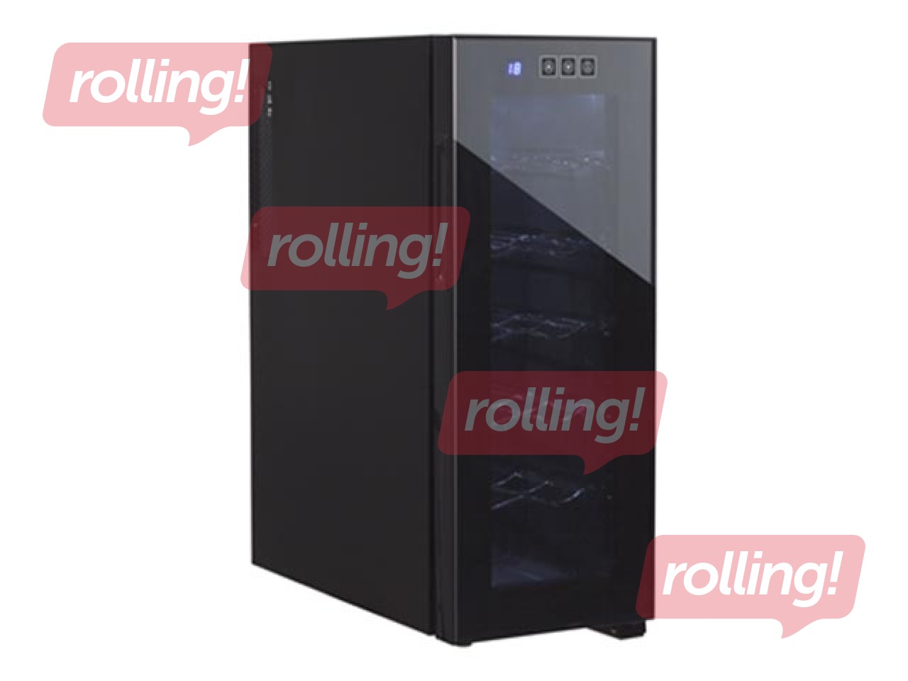 Fridge for drinks Alder, h-61 cm, 33 l , black