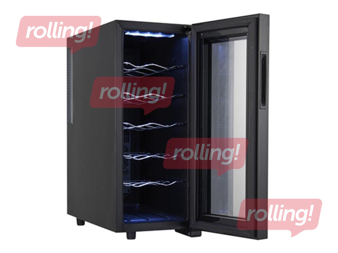 Fridge for drinks Alder, h-61 cm, 33 l , black