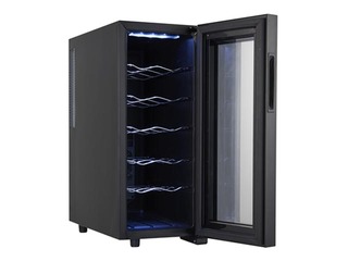 Ledusskapis dzērienu Alder, h-61 cm, 33 l , melns