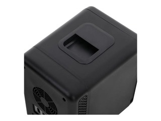 Fridge mini Adler, black, h-27 cm, 4l