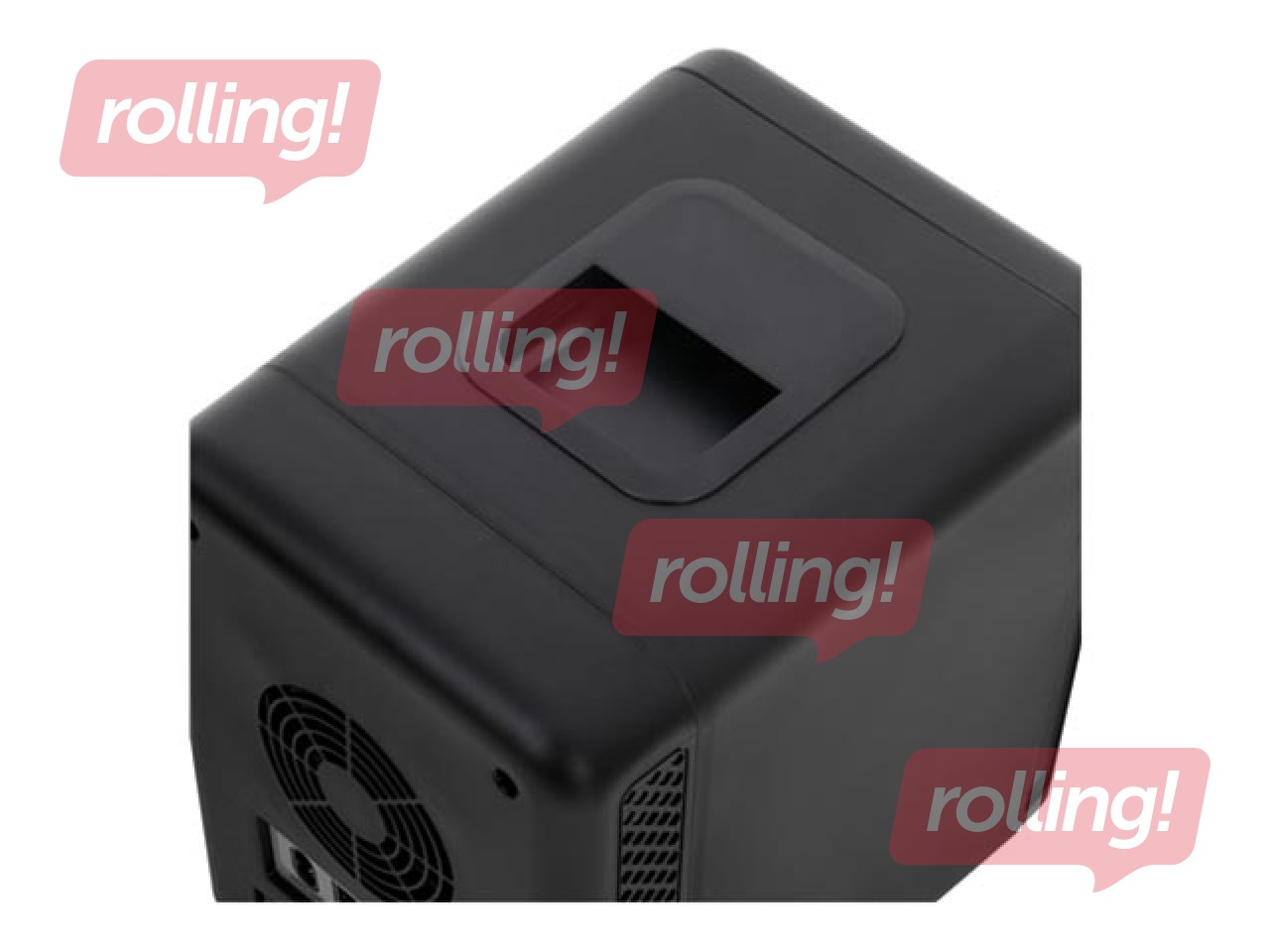 Fridge mini Adler, black, h-27 cm, 4l