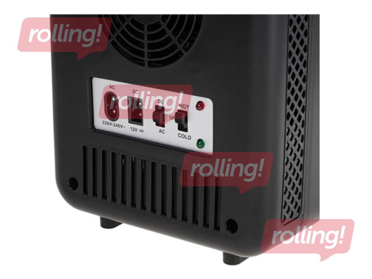 Fridge mini Adler, black, h-27 cm, 4l