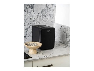 Fridge mini Adler, black, h-27 cm, 4l