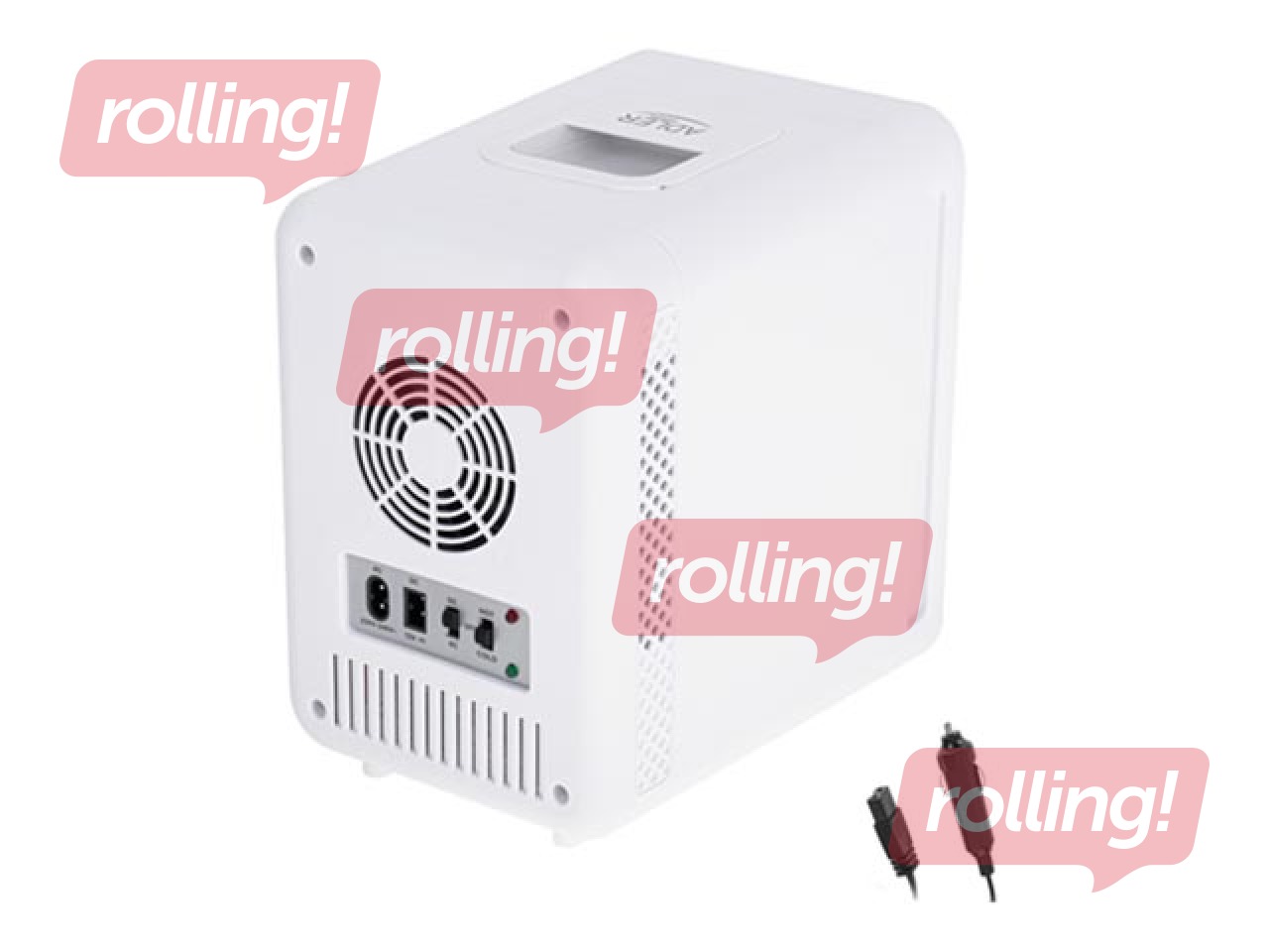 Mini külmik Adler 8085 peegeluksega, valge, h-27cm, 4l