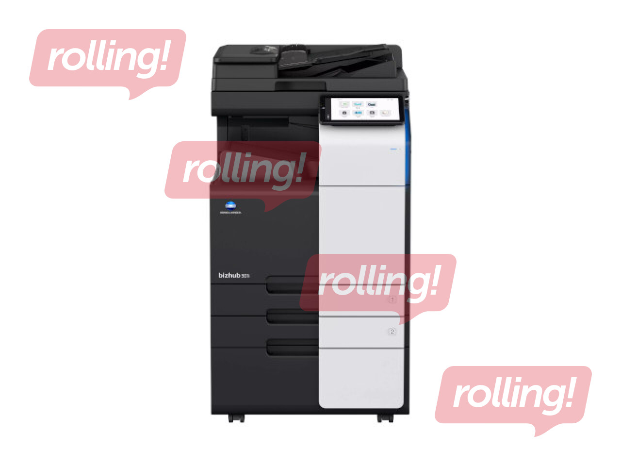 Daudzfunkciju melnbaltais lāzerprinteris Konica Minolta Bizhub 301i