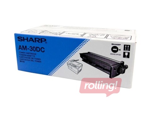 Toonerkassett Sharp AM 300, must, (3000 lk)