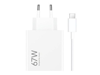 Charger Xiaomi HyperCharge Combo USB, with cable, 67W, white
