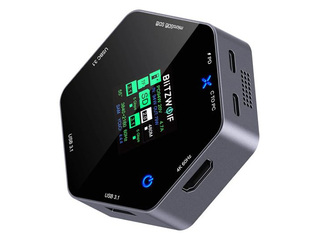 Многопортовый адаптер Blitzwolf 8in1 docking station BW-TH16 USB 100W LCD Smart Display