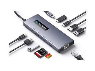Mitme pordiga adapter Blitzwolf BW-TH8 10in1 USB-C