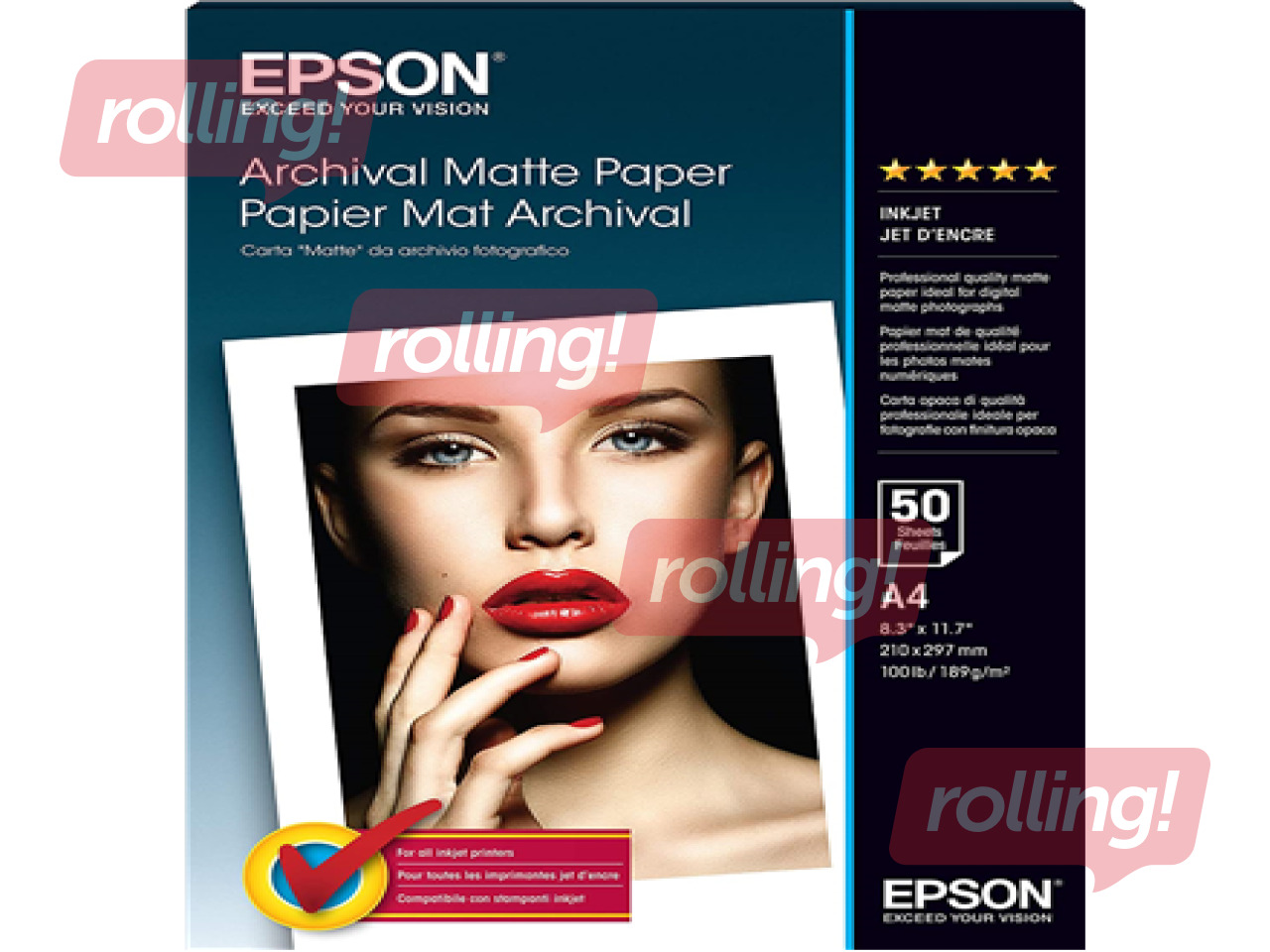 Fotopaber EPS ARCHIVAL matt A4/50/192G