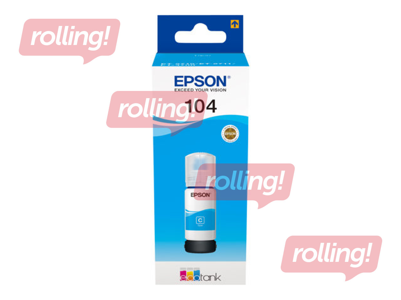 Epson EcoTank 104 cyan ink tank, 65ml